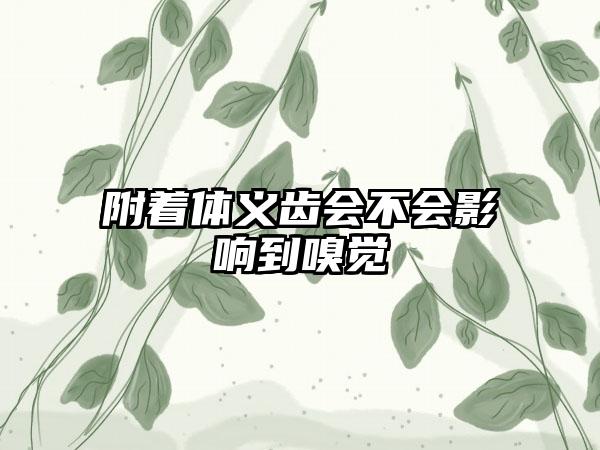 附着体义齿会不会影响到嗅觉