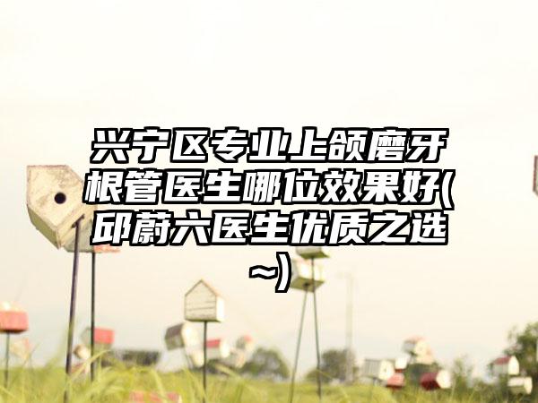 兴宁区专业上颌磨牙根管医生哪位效果好(邱蔚六医生优质之选~)